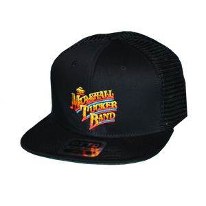 Gradient Style Black Trucker Hat 